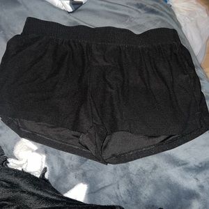 black pj shorts